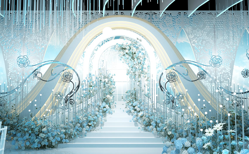 梅河口釡香烙馍村水晶厅效果展示